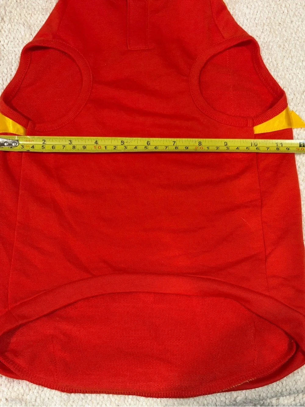 NWOT Merry Christmas Present Dog Hoodie with Yellow Bow